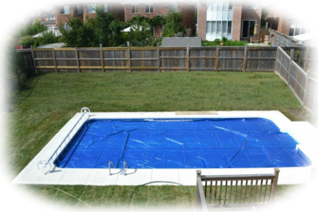 pool finished and covered